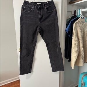 H&M Women's Black Straight Leg Jeans